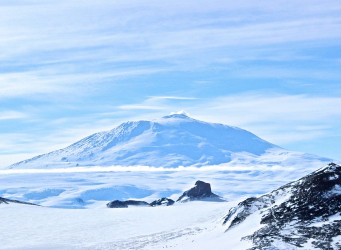 Wallpaper Erebus, Antarctica, volcano, snow, winter, 5k, Nature 882272279